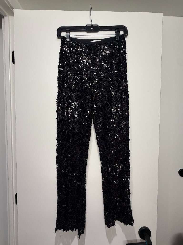 Knit & Sequin Pants